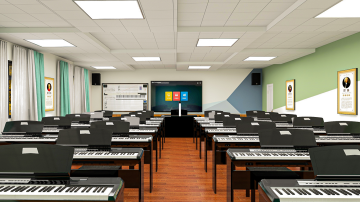 金三惠/新常态教室/数字化电钢琴教室